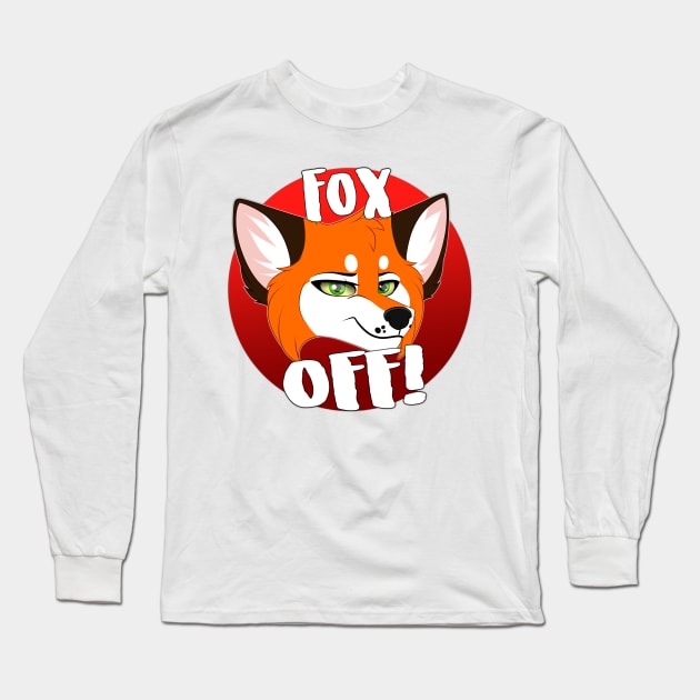 Fox Off! Long Sleeve T-Shirt by xBlueAshes